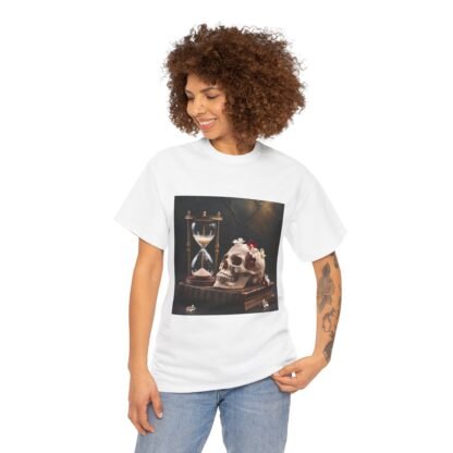 ARVVE Motion Women's Gothic Tee-Skull Hourglass Graphic