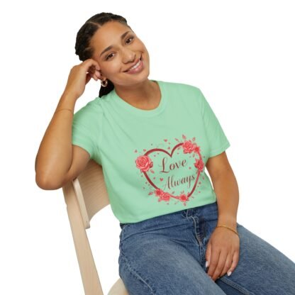 ARVVE Motion Women's Valentine's T-Shirt: Love Always - Image 17