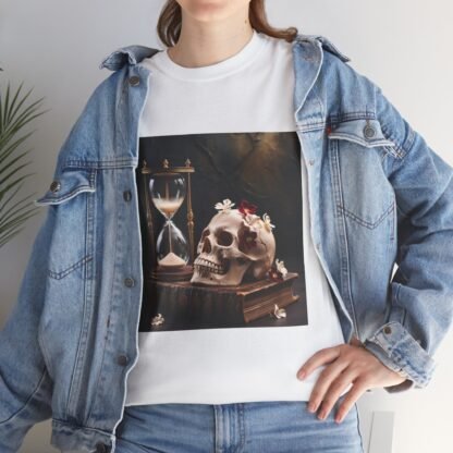 ARVVE Motion Women's Gothic Tee-Skull Hourglass Graphic - Image 5
