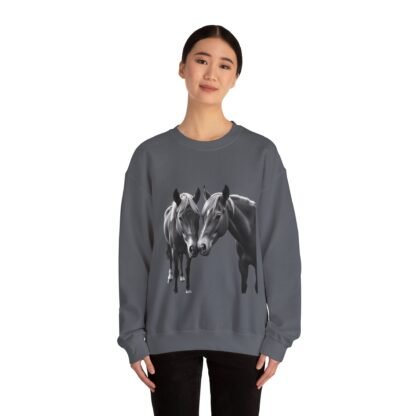 ARVVE Motion Loving Horses Crewneck Sweatshirt - Cozy - Image 11