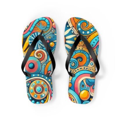 ARVVE Motion Women's Flip Flops Colorful Patterned - Image 5