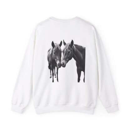 ARVVE Motion Loving Horses Crewneck Sweatshirt - Cozy - Image 3