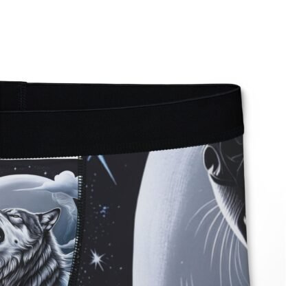 ARVVE Motion Wolf Howling Men's Boxers - Comfort and Style - Image 7