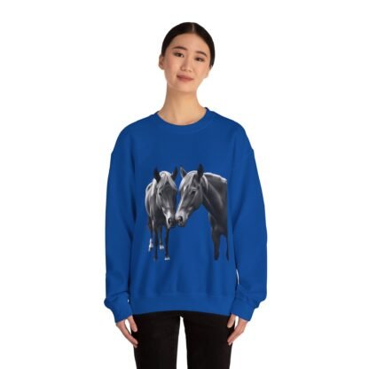 ARVVE Motion Loving Horses Crewneck Sweatshirt - Cozy - Image 12