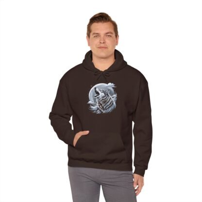 ARVVE Motion Howling Wolf Men's Hoodie Sweatshirt - Cozy - Image 16