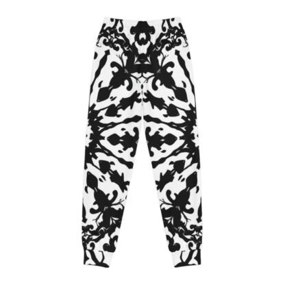 ARVVE Motion Youth Joggers Stylish Black and White-Trendy - Image 7