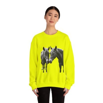 ARVVE Motion Loving Horses Crewneck Sweatshirt - Cozy - Image 6