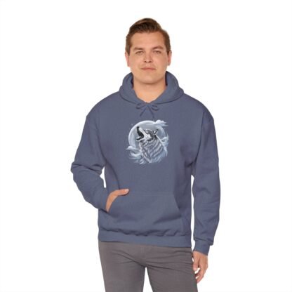 ARVVE Motion Howling Wolf Men's Hoodie Sweatshirt - Cozy - Image 28
