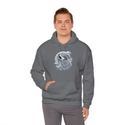 ARVVE Motion Howling Wolf Men's Hoodie Sweatshirt - Cozy - Image 19