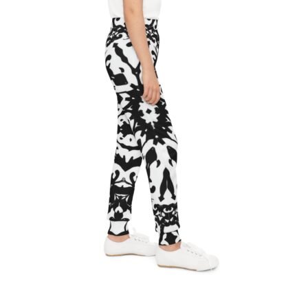 ARVVE Motion Youth Joggers Stylish Black and White-Trendy - Image 4