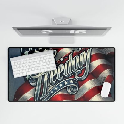 ARVVE Motion Patriotic Freedom Desk Mat - USA Flag Design - Image 2