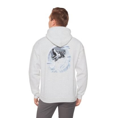 ARVVE Motion Howling Wolf Men's Hoodie Sweatshirt - Cozy - Image 5