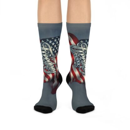 ARVVE Motion Patriotic Cushioned Crew Socks