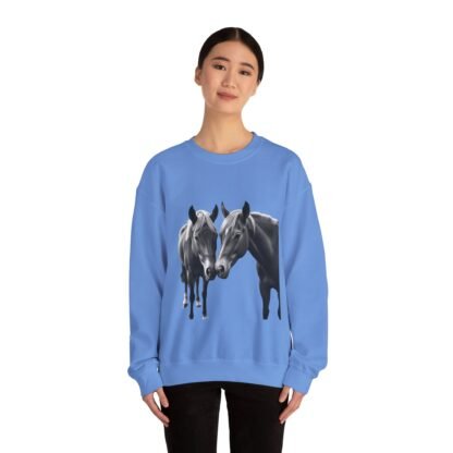 ARVVE Motion Loving Horses Crewneck Sweatshirt - Cozy - Image 9