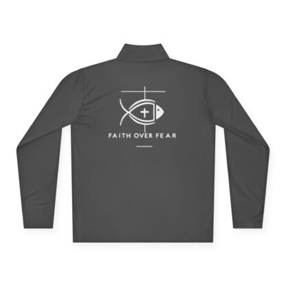 ARVVE Motion Men's Faith Over Fear Quarter-Zip Pullover - Image 3