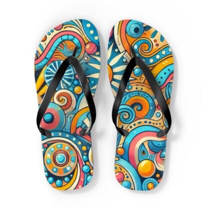 ARVVE Motion Women's Flip Flops Colorful Patterned - Image 13