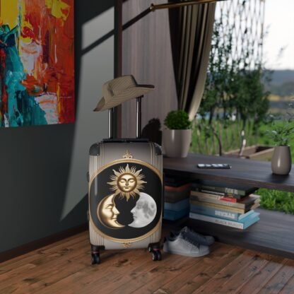 ARVVE Motion Celestial Sun and Moon Suitcase - Stylish