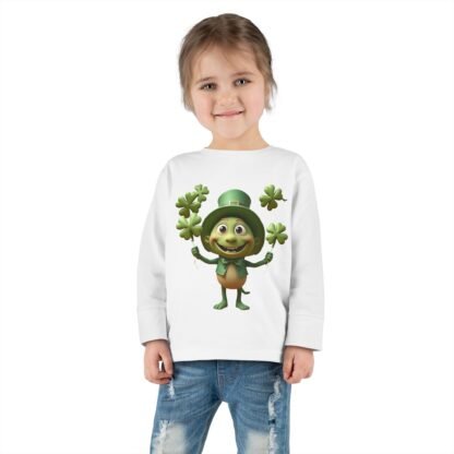 ARVVE Motion Toddler Long Sleeve Tee Lucky Leprechaun - Image 3