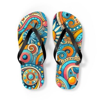 ARVVE Motion Women's Flip Flops Colorful Patterned - Image 9