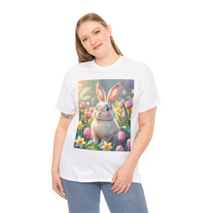 ARVVE Motion Women's Cotton Tee - Spring Bunny - Easter