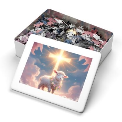 ARVVE Motion Jigsaw Puzzle with Tin - Peaceful Lamb - Image 12