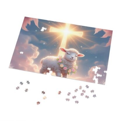 ARVVE Motion Jigsaw Puzzle with Tin - Peaceful Lamb - Image 3