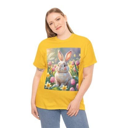 ARVVE Motion Women's Cotton Tee - Spring Bunny - Easter - Image 3