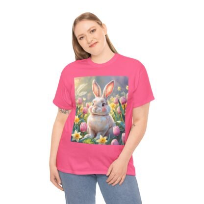ARVVE Motion Women's Cotton Tee - Spring Bunny - Easter - Image 9