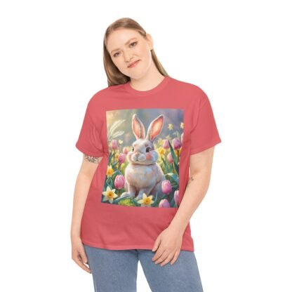 ARVVE Motion Women's Cotton Tee - Spring Bunny - Easter - Image 2