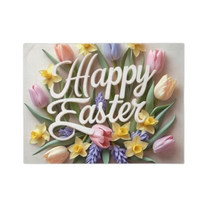 ARVVE Motion Microfiber Blanket Happy Easter Velveteen - Image 3