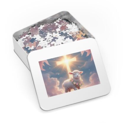 ARVVE Motion Jigsaw Puzzle with Tin - Peaceful Lamb - Image 4
