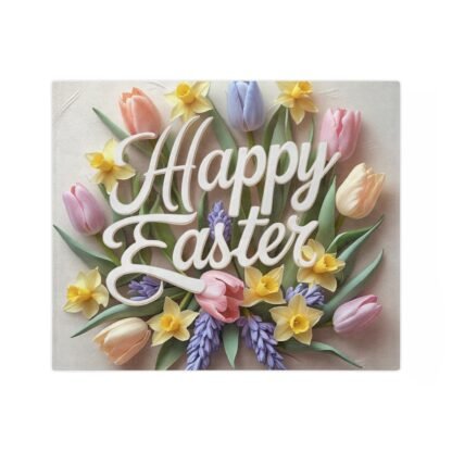 ARVVE Motion Microfiber Blanket Happy Easter Velveteen - Image 6