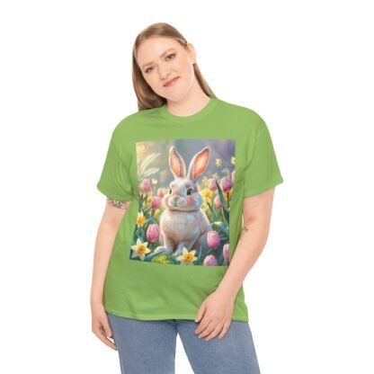 ARVVE Motion Women's Cotton Tee - Spring Bunny - Easter - Image 4