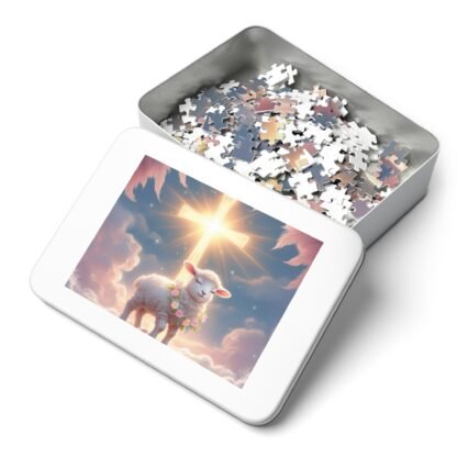ARVVE Motion Jigsaw Puzzle with Tin - Peaceful Lamb - Image 2