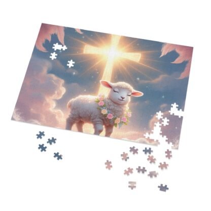 ARVVE Motion Jigsaw Puzzle with Tin - Peaceful Lamb - Image 5