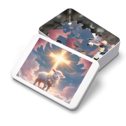 ARVVE Motion Jigsaw Puzzle with Tin - Peaceful Lamb - Image 8