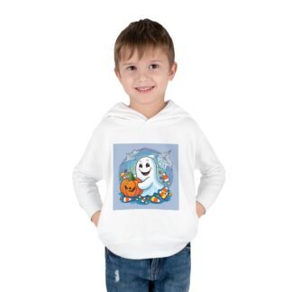 Halloween Ghost Toddler Hoodie, Fall Pullover for Kids